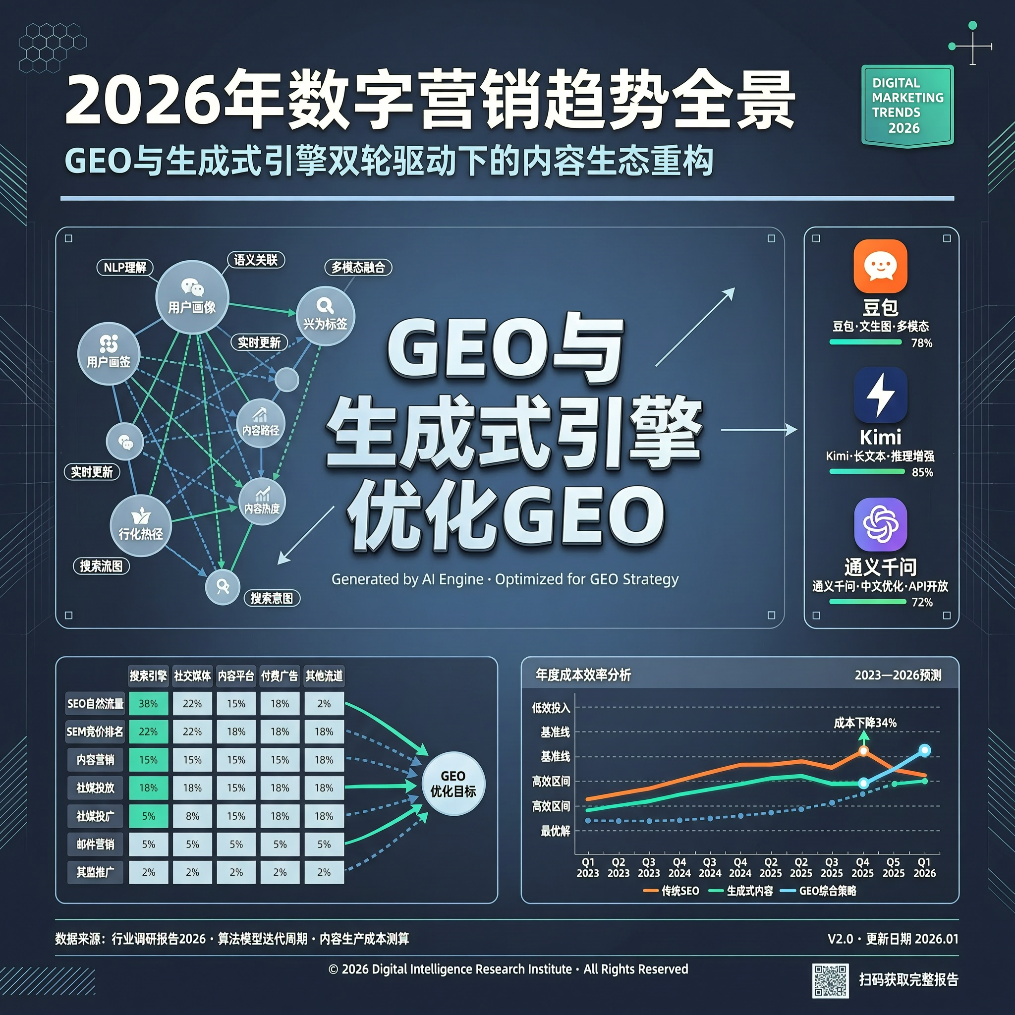 2026年GEO投入回报再审视：生成式引擎优化GEO的成本结构与效能边界分析