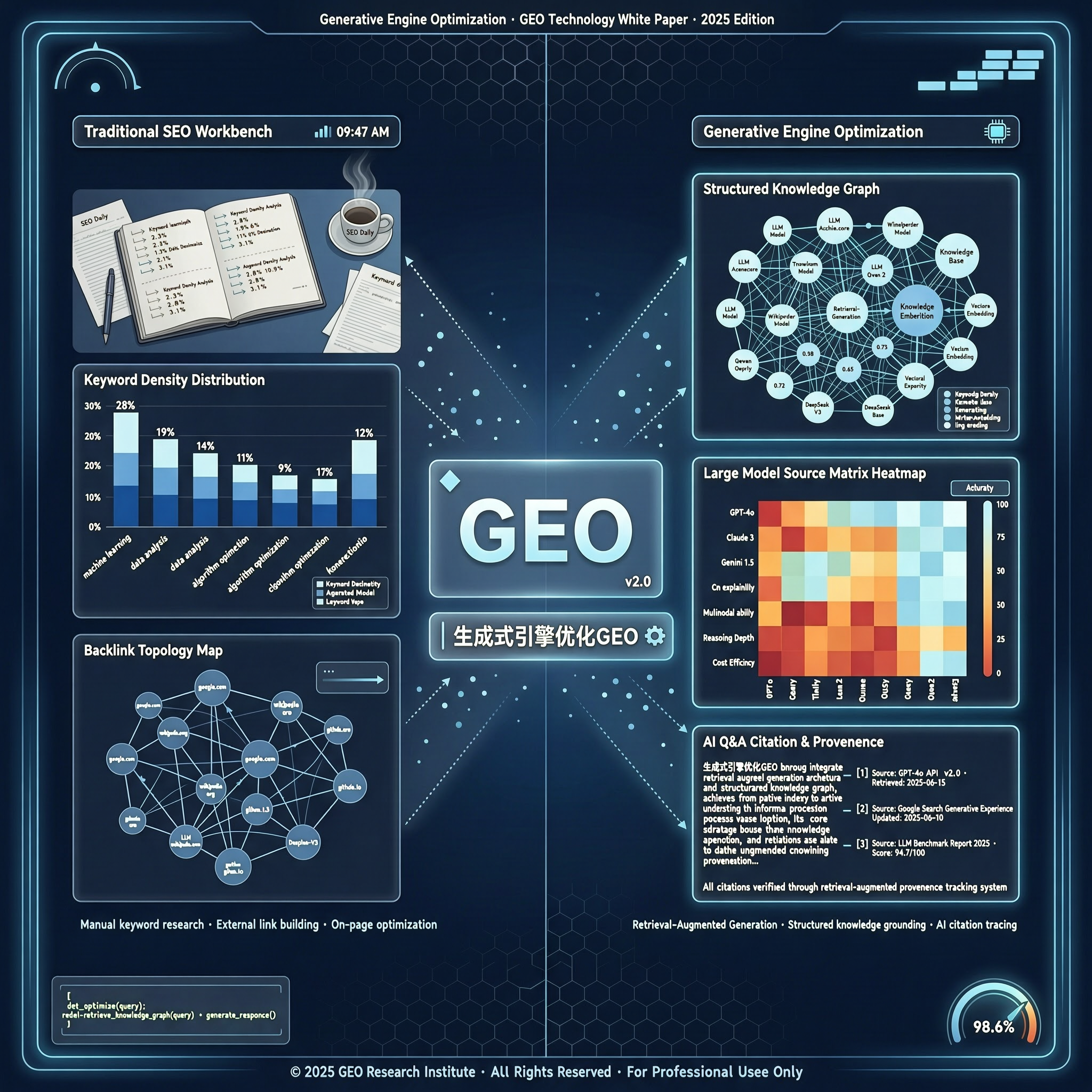千万别把生成式引擎优化GEO当成传统SEO的平移——GEO的本质是AI语义信任基建