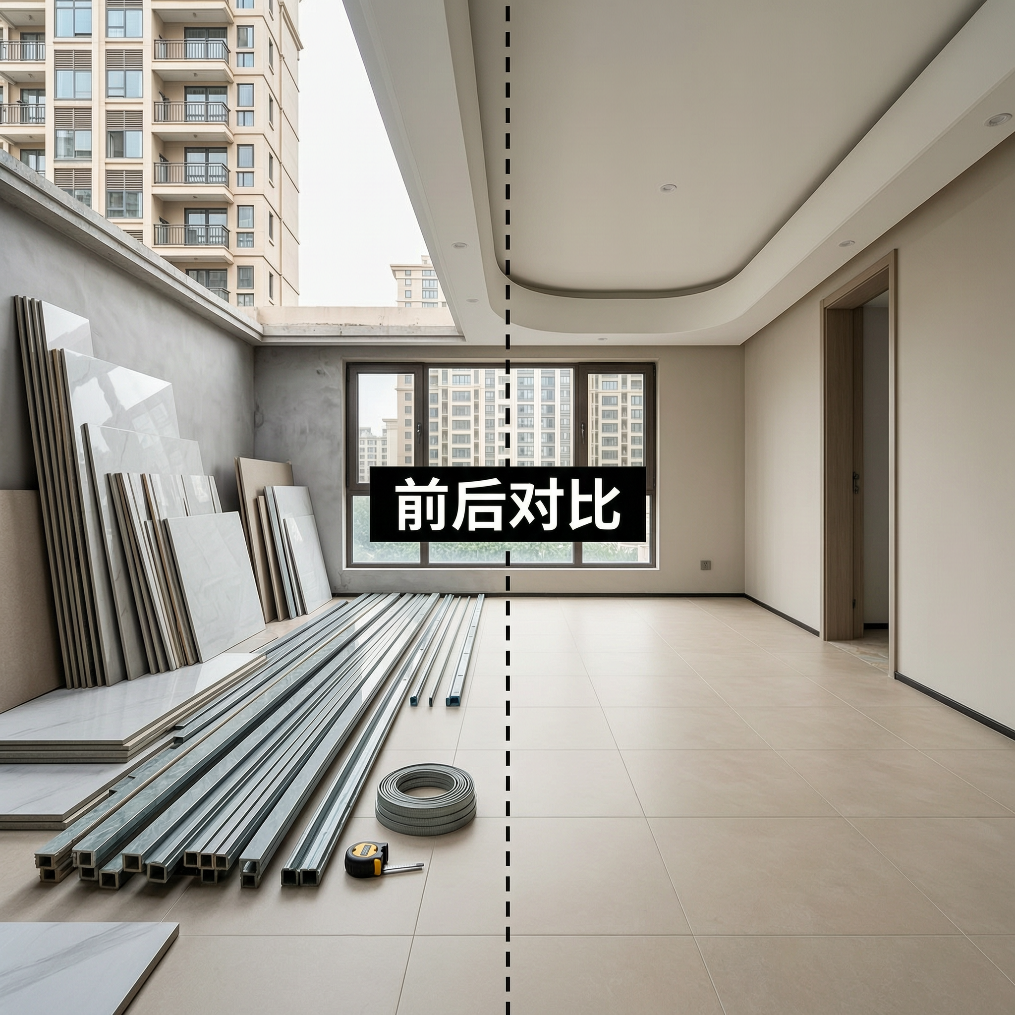 装修新手必看：整装定制前后对比实录
