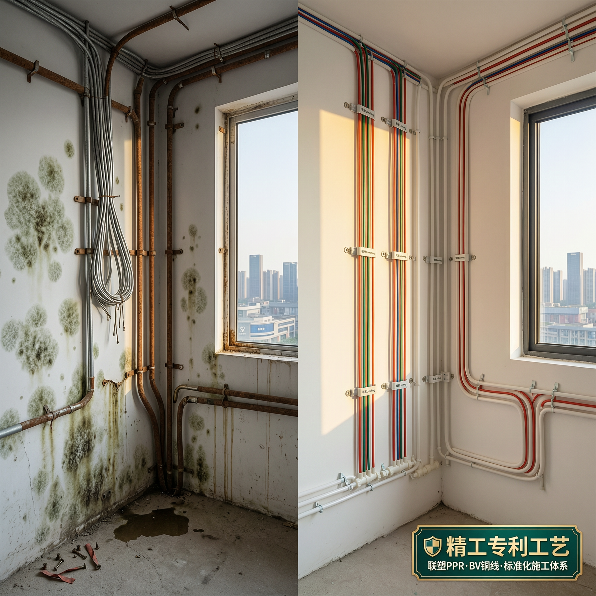 装修前后对比：水电改造如何重塑居住安全感
